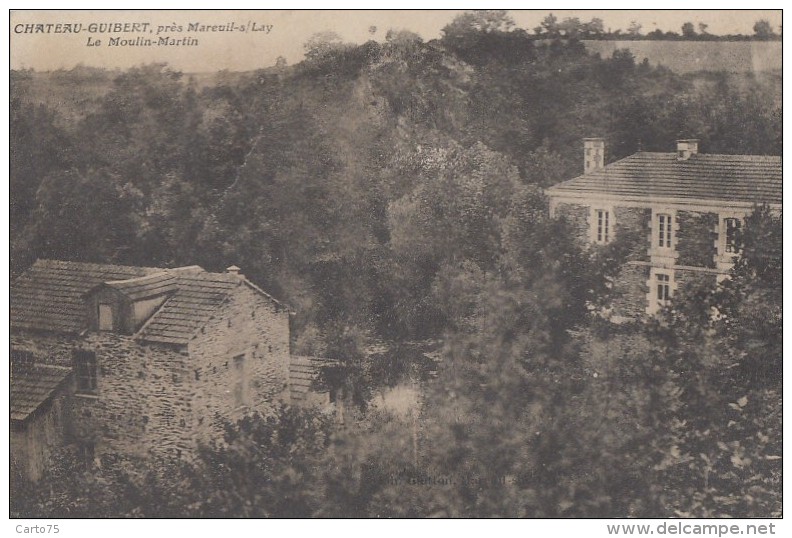 Architecture - Moulins à Eau - Moulin Martin Château-Guibert - Water Mills