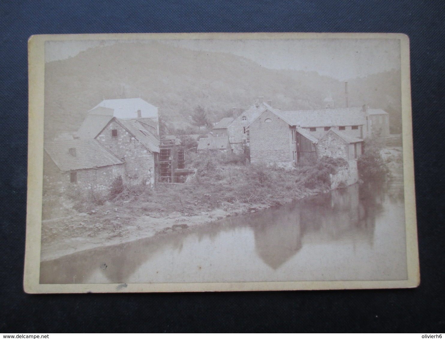 PHOTO BELGIQUE (V1808) TROOZ? (1 Vue) Pht J. Martiny Liège Aunages Fin 19ème Début 20ème Moulin à Eau - Places