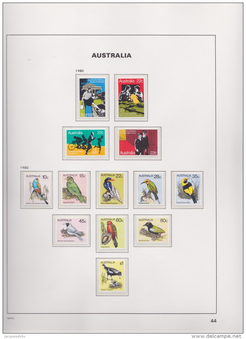 Australia   .    Page With Stamps      .        **    .      MNH   .   /   .    Postfris - Ongebruikt