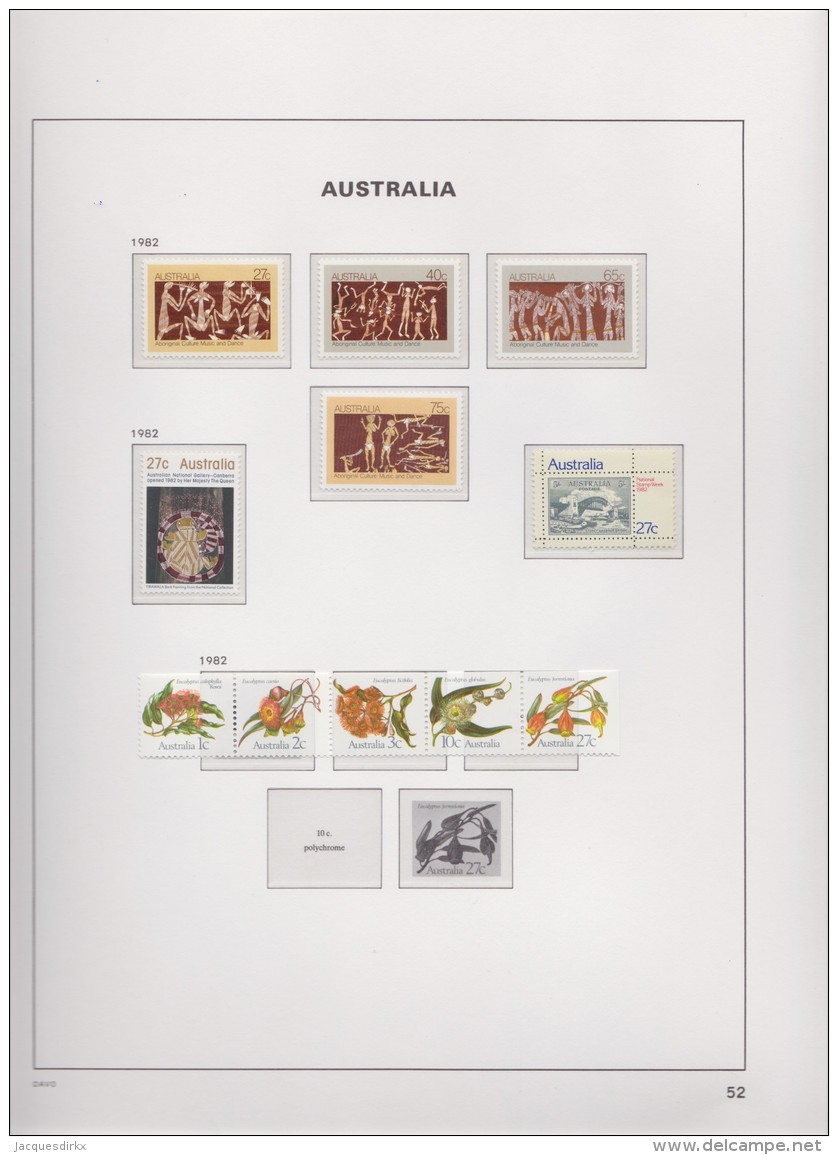 Australia   .    Page With Stamps      .        **    .      MNH   .   /   .    Postfris - Ongebruikt