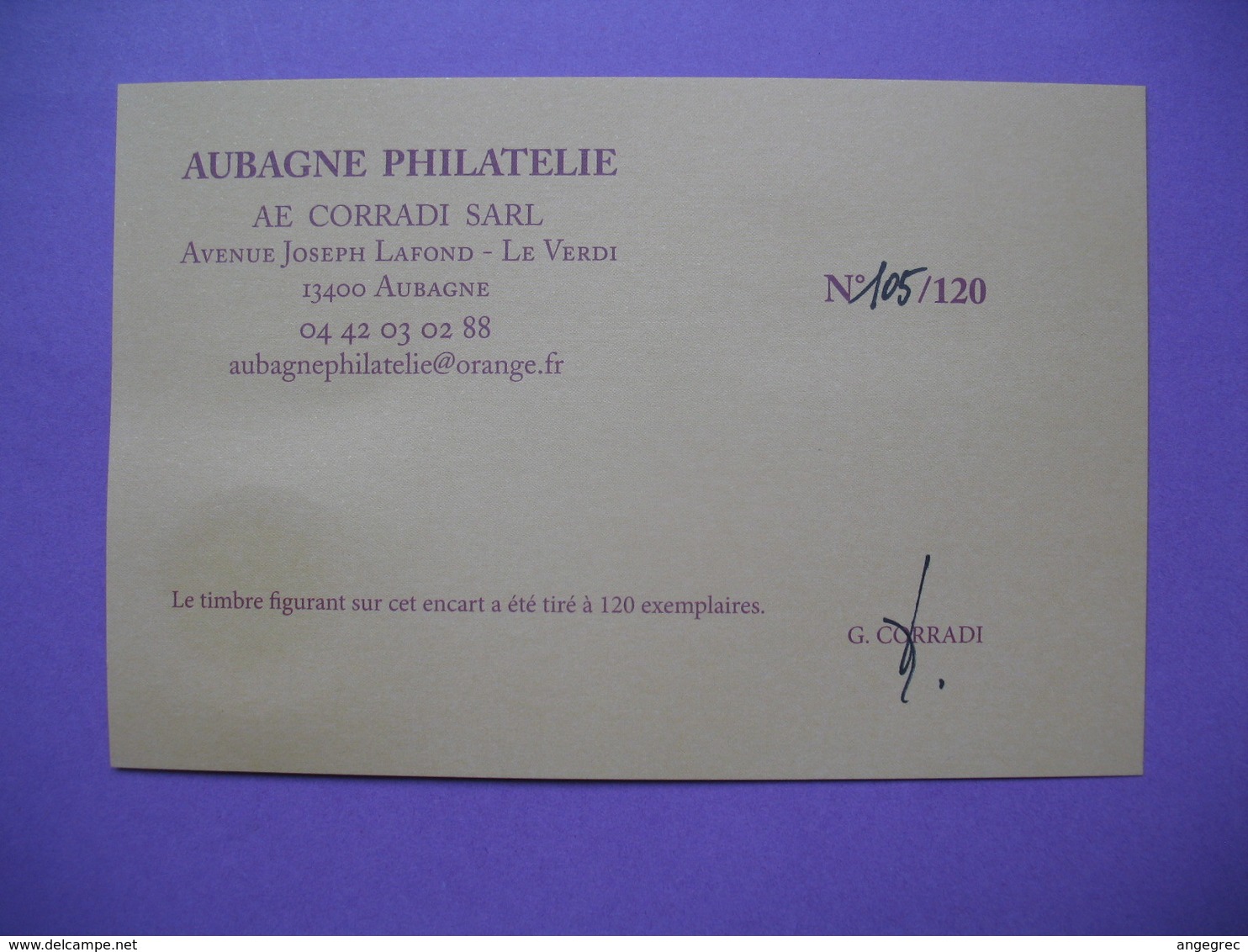 Pièce De Collection Aubagne Philatélie   N° 105/120  Argilla 2013 "Le Plus Grand Marché Potier De La Terre" Avec Timbre - Autres & Non Classés