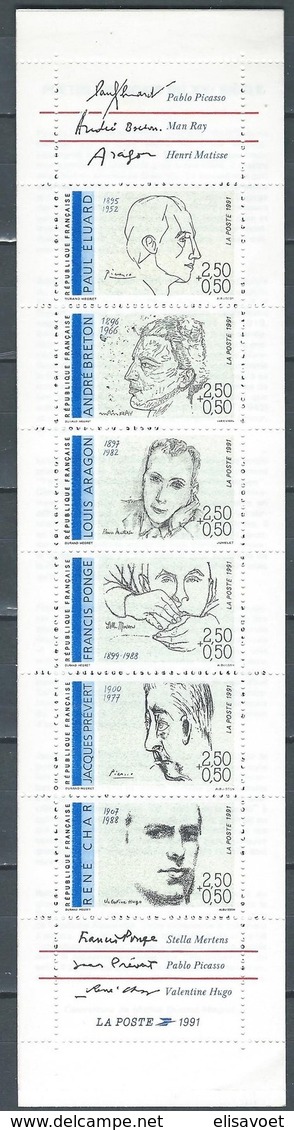 France Frankrijk 1991 Yvertn° Carnet   BC2687  2681-2686 *** MNH Cote 8 Euro - Personnages