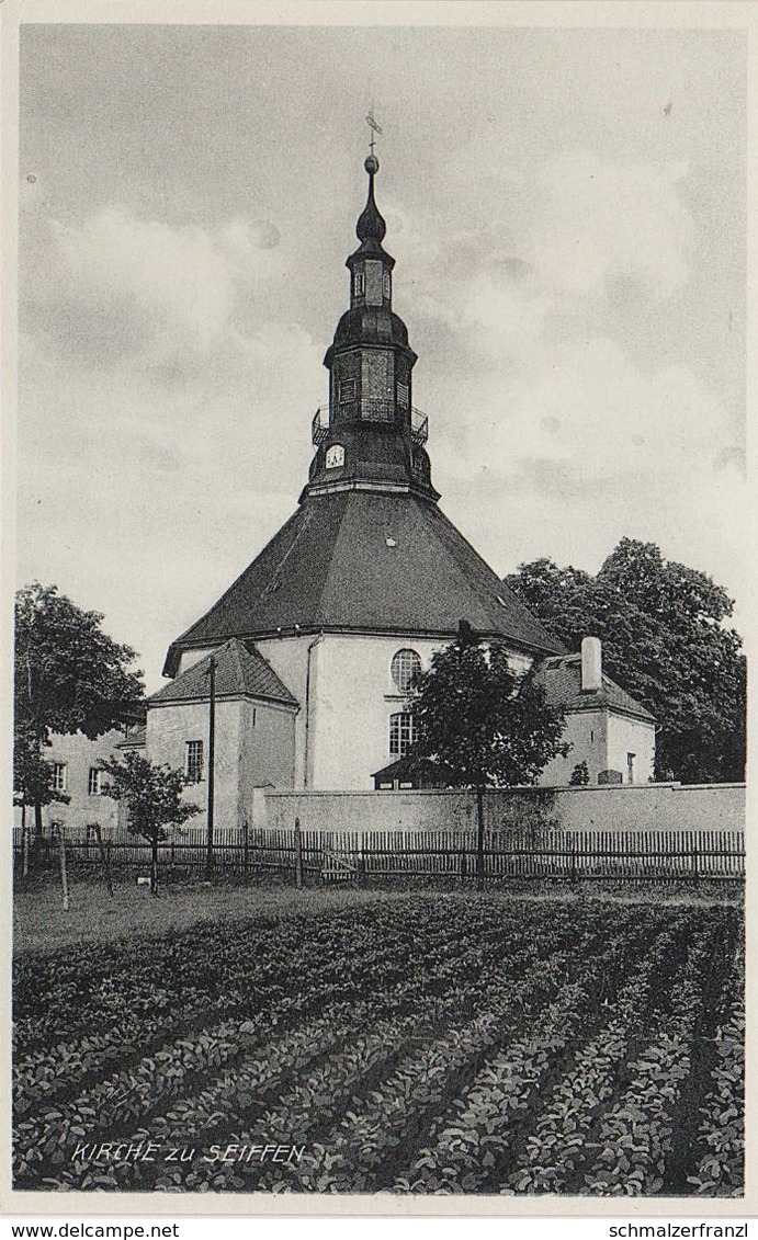 AK Seiffen Kirche A Oberseiffenbach Dittersbach Heidersdorf Niederseiffenbach Oberlochmühle Olbernhau Deutschneudorf - Seiffen