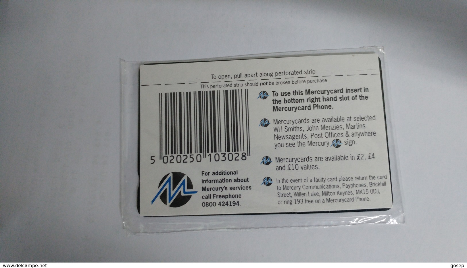 Mercury-(20mera015648)-wise Collectors Owl-gpt Card-(52)-(50p)-mint Card+1card Prepiad Free - Gufi E Civette