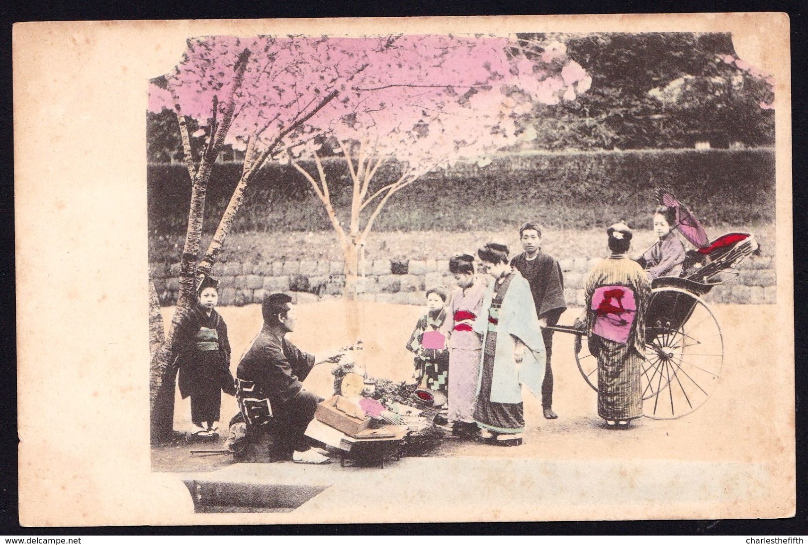 JAPAN - JAPON ---- FRUIT SELLER ? - RARE !! VERY OLD CARD - Autres & Non Classés