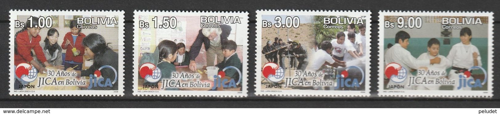 Bolivia 2009 The 30th Anniversary Of The Japan International Cooperation Agency In Bolivia 4v Mnh - Bolivia