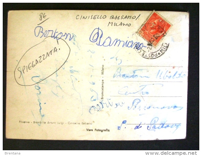 LOMBARDIA -MILANO -CINISELLO BALSAMO -F.G. LOTTO N°350 - Milano