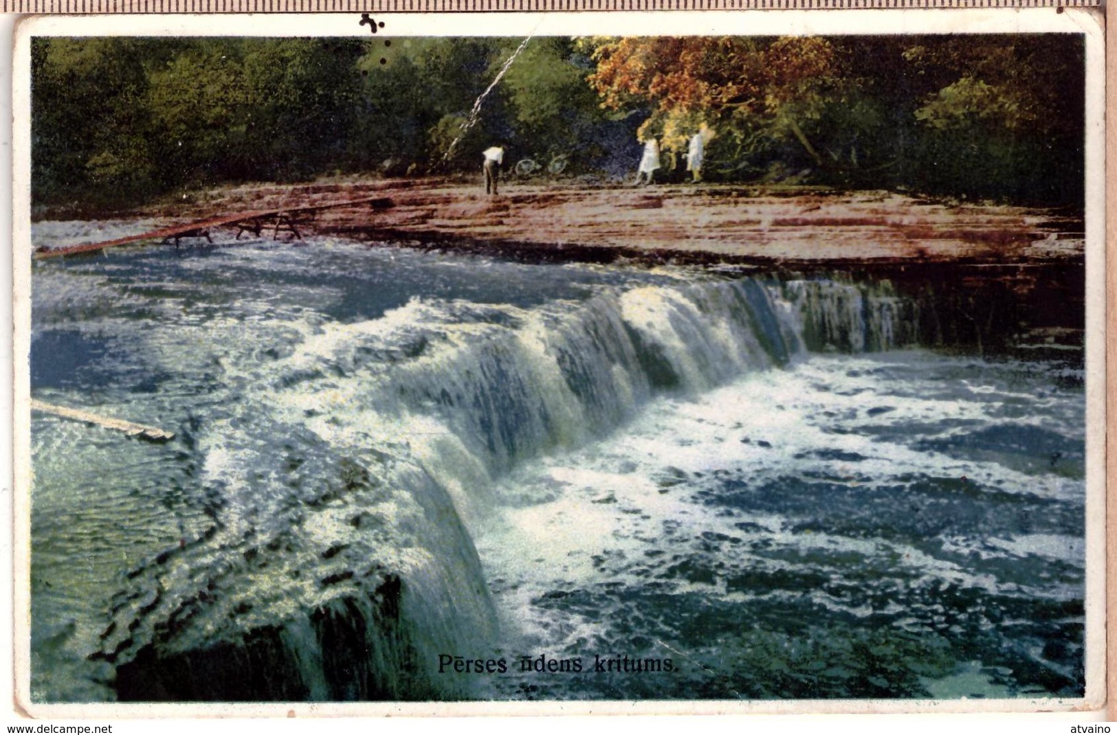 LATVIA.LETTLAND. PERSES UDENSKRITUMS Photo Postcard 1934 - Latvia