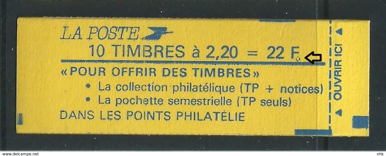 [21a] Variété Carnets : N° 2376 C5 Liberté De Gandon 4 Cavaliers Et 22  F°  ** - Carnets