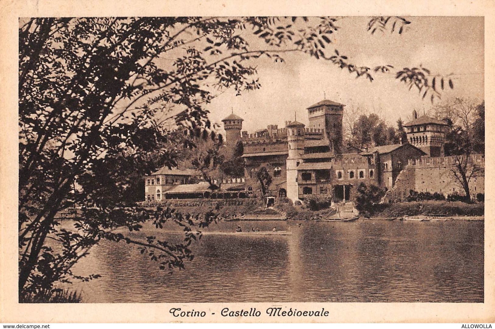 447-"TORINO-CASTELLO MEDIOEVALE " CART. ORIG   NON SPED. - Castello Del Valentino