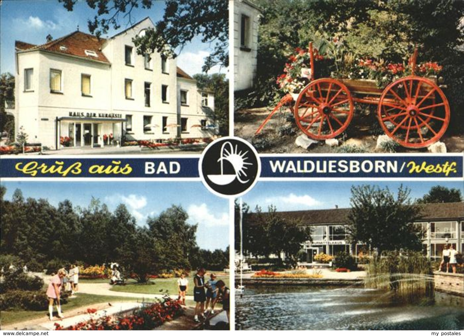 41235296 Bad Waldliesborn Stadtwappen, Minigolf Bad Waldliesborn - Lippstadt