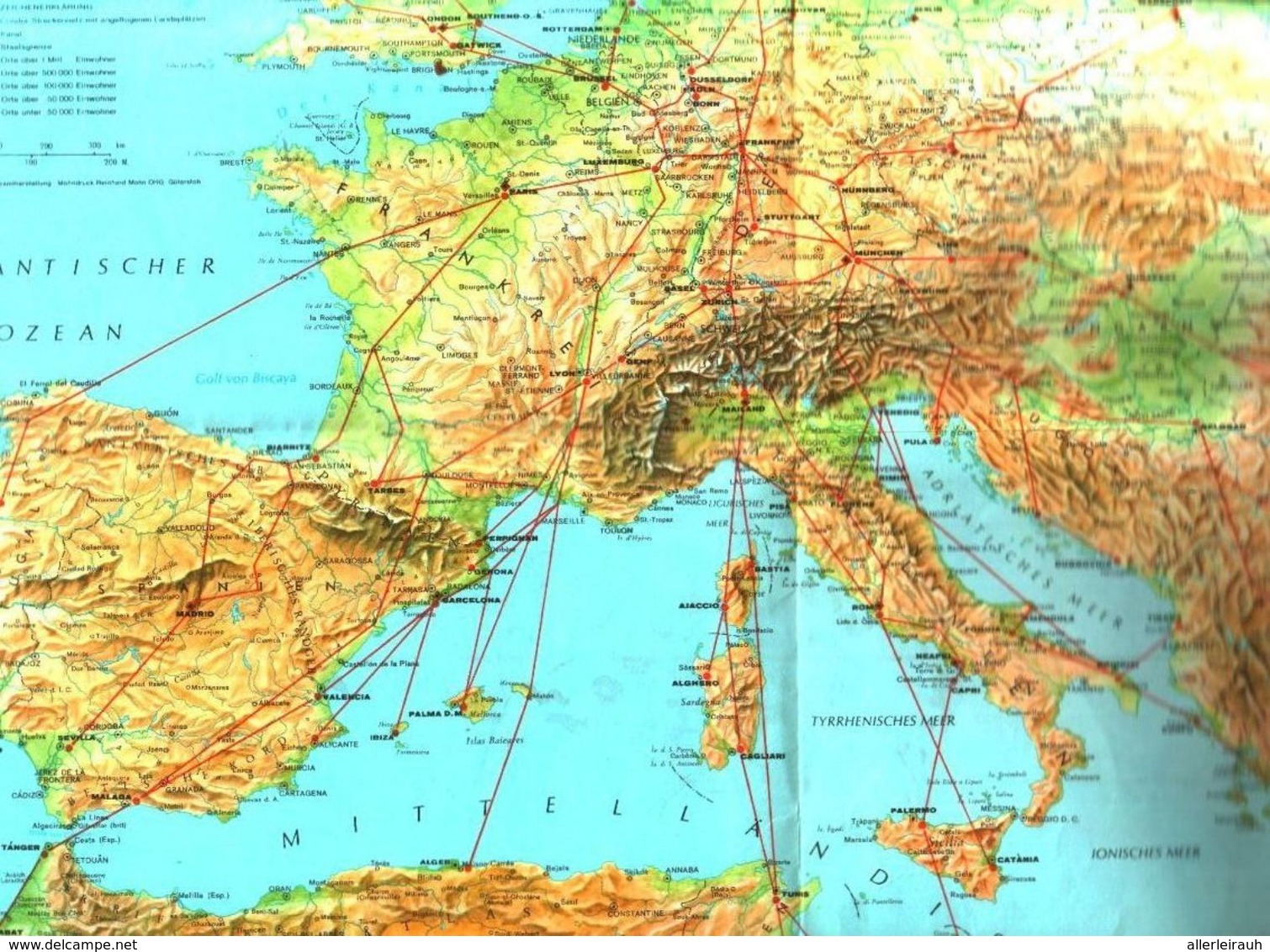 Weltkarte,Europäische Karte Und Karte Von Europa+Afrika /entnommen Aus Ratgeber Fuer Haus Und Familie /Datum Unbekan58 - Empaques