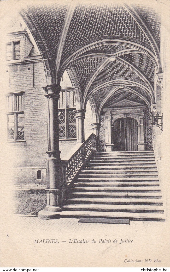 Mechelen, Malines, L'escalier Du Palais De Justice (pk45293) - Malines