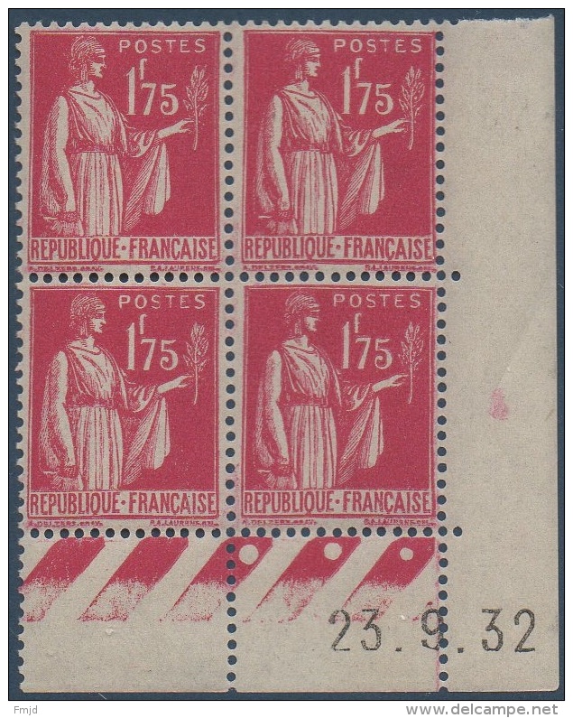 N°__289 TYPE PAIX 1F.75 ROSE-LILAS TIMBRE NEUF**, 1932-1933 - 1930-1939