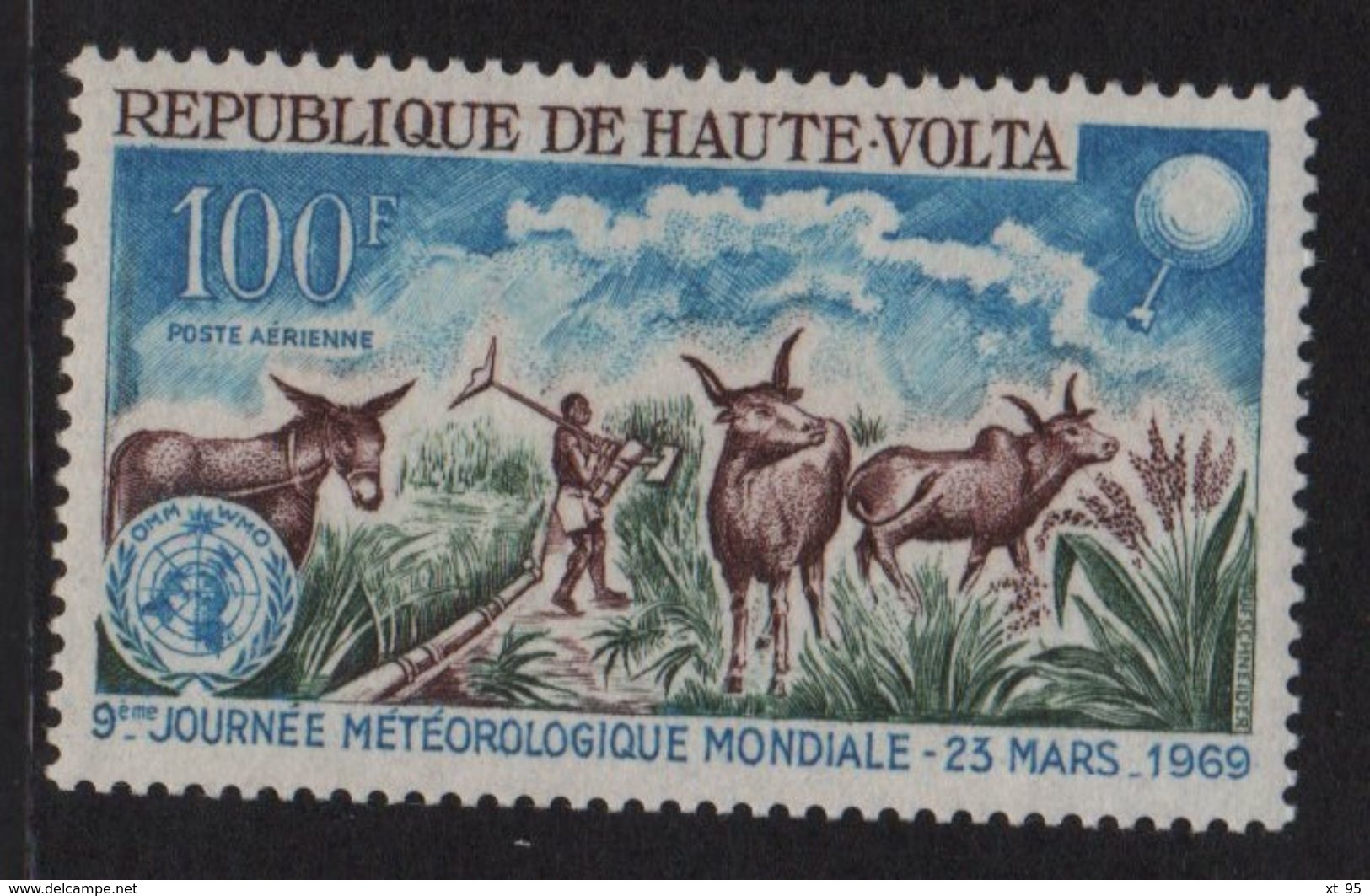 Haute Volta - PA64 - Journee Meteorologique Mondiale - Cote 4.15€ - Haute-Volta (1958-1984)