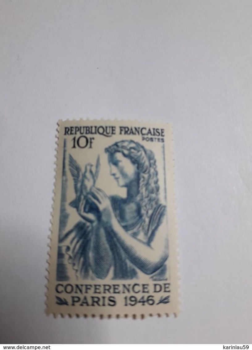 Timbre France  1946 - Conférence De La Paix, à Paris N°762 Neuf - Unused Stamps