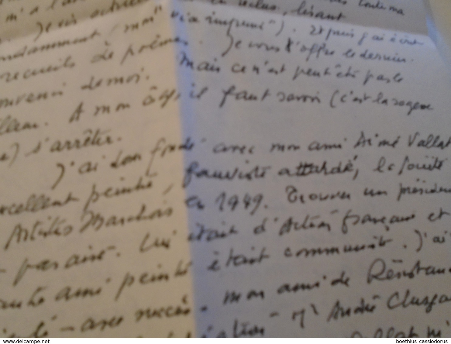 GEORGES DECHERAT RICOCHETS + Lettre Manuscrite De 4 Pages De La Main De L'auteur 1995 Décrivant Son Parcours / Bellac... - Limousin