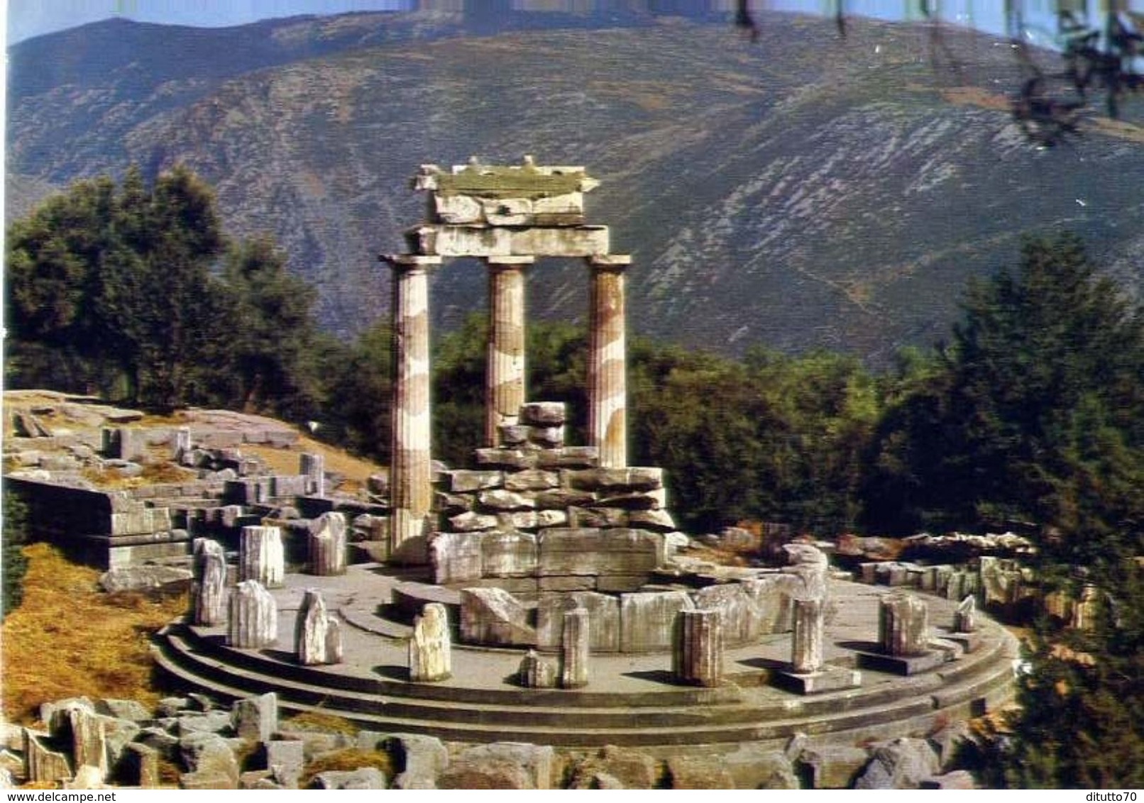 Delfos - Tholos - Marmaria - Formato Grande Viaggiata – E 4 - Grecia