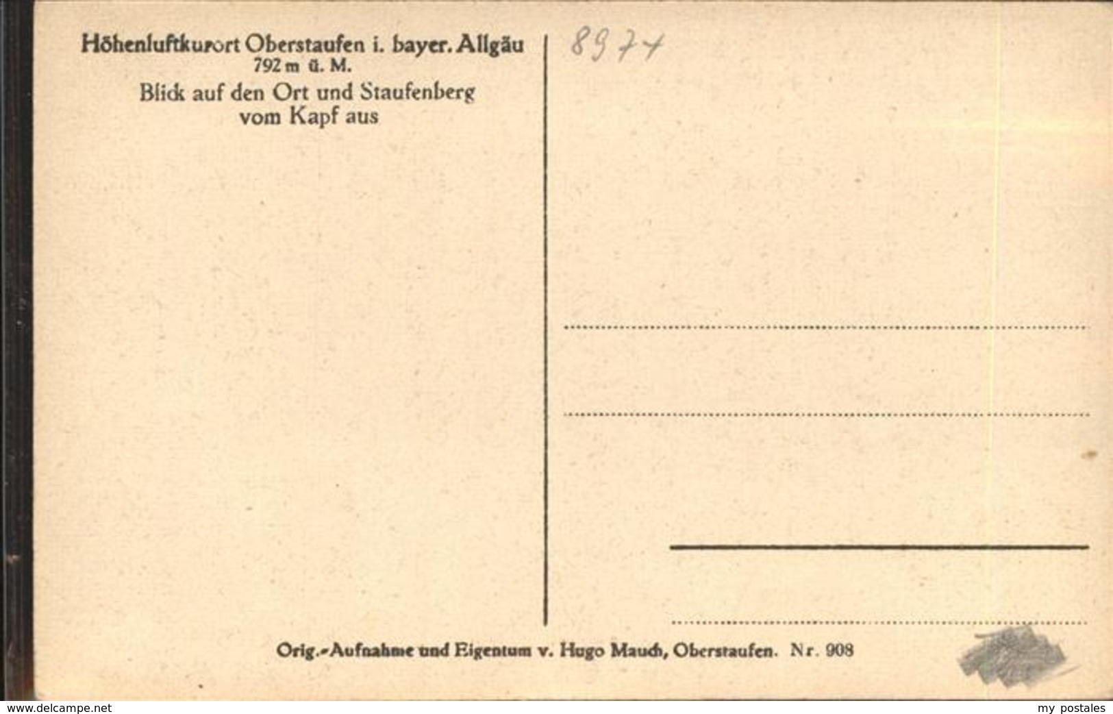 41263262 Oberstaufen Staufenberg Kapf Oberstaufen - Oberstaufen