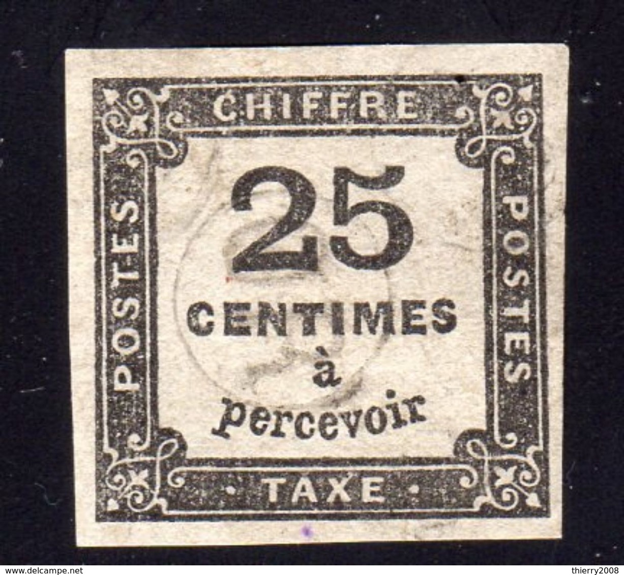 Taxe N° 5 Avec Oblitération OR Dans Un Rond  TB - 1859-1959 Oblitérés