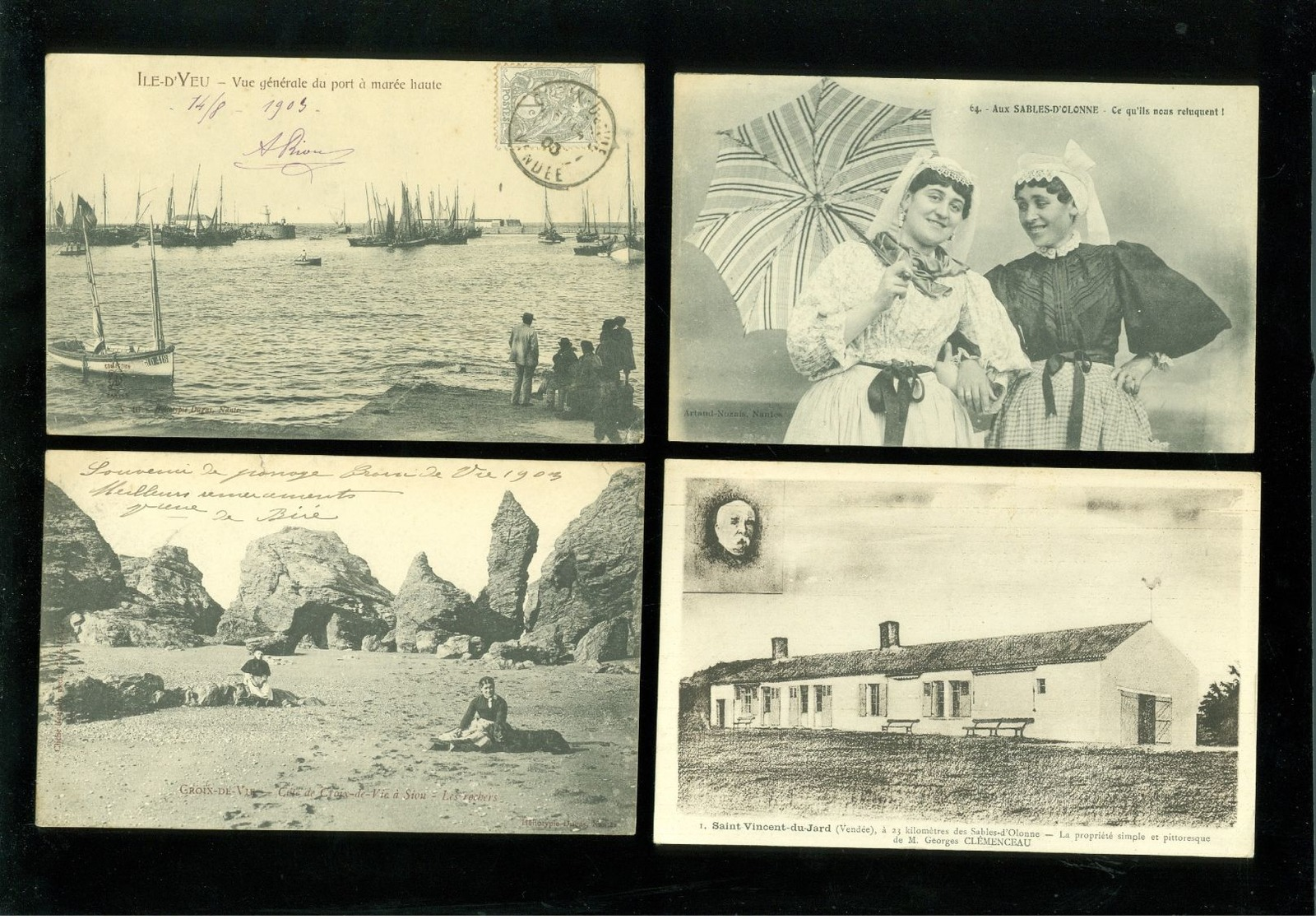 Beau Lot De 60 Cartes Postales De France  Vendée  Mooi Lot Van 60 Postkaarten Van Frankrijk ( 85) - 60 Scans - 5 - 99 Cartes