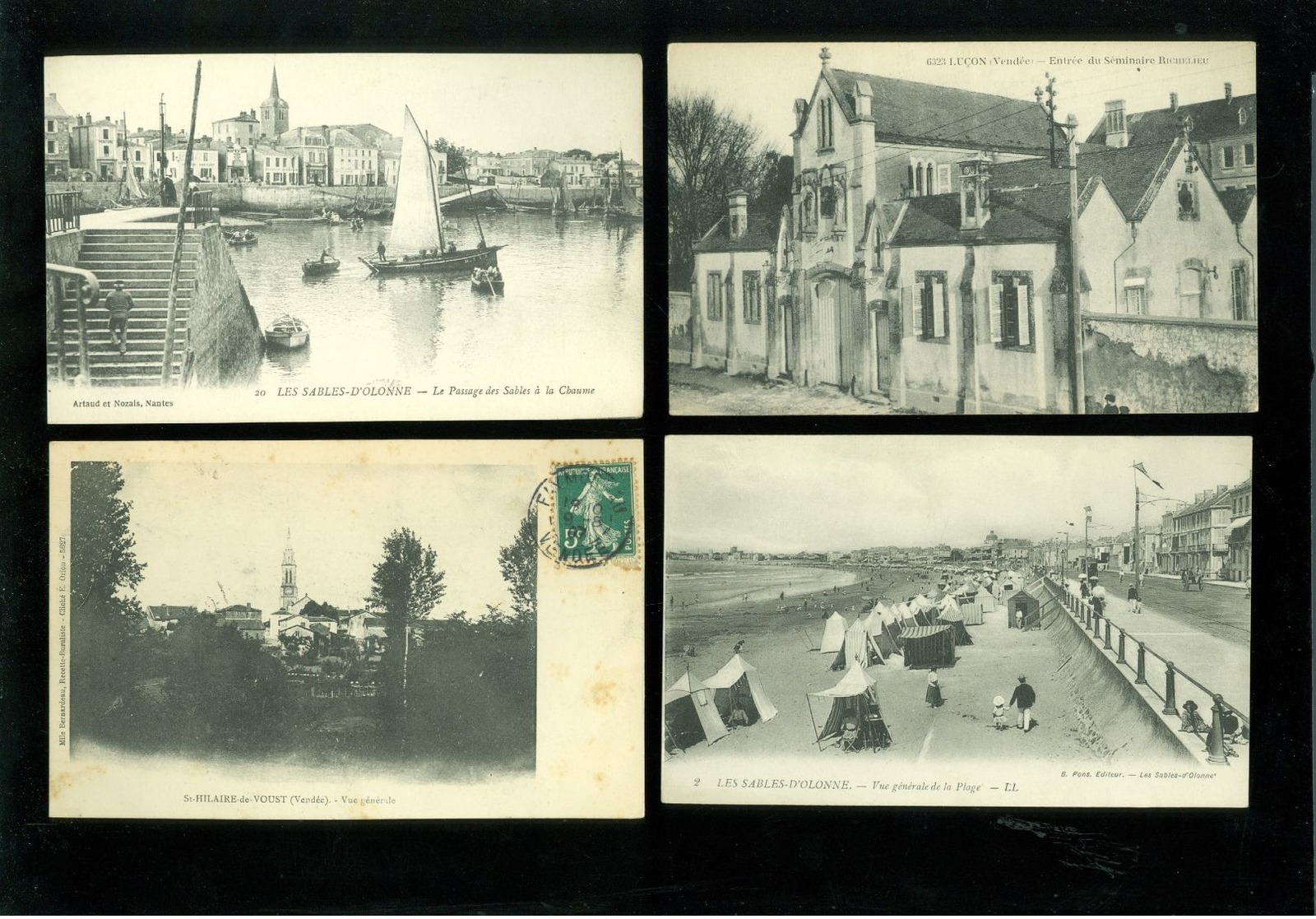 Beau lot de 60 cartes postales de France  Vendée  Mooi lot van 60 postkaarten van Frankrijk ( 85) - 60 scans