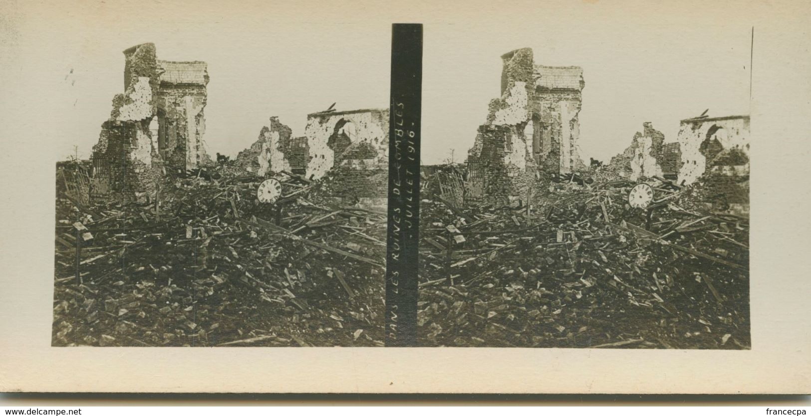 056 - GUERRE 1914-1918 - SOMME - Ruines De COMBLES Juillet 1916 - Combles