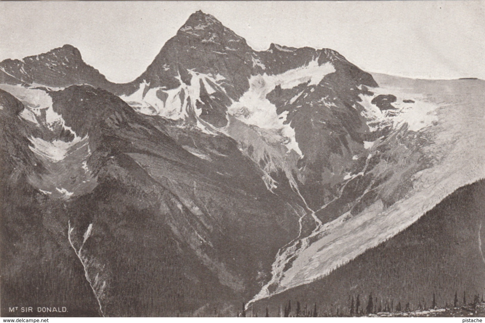 Old Postcard - Manitoba Canada - Mt. Sir Donald - Rocky Mountains - Photo J.H. Clarke, Selkirk Man. - Unused - 2 Scans - Other & Unclassified