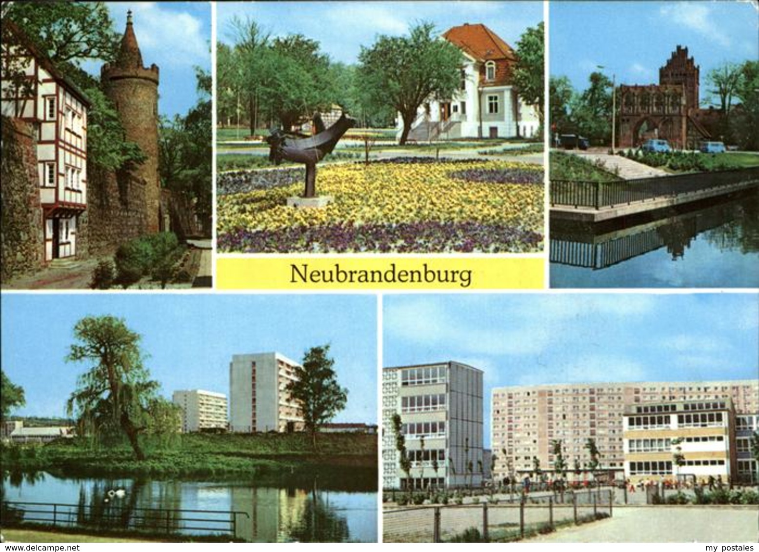 41225957 Neubrandenburg Wiekhaus, Moenchenturm, Stadtpark Neubrandenburg - Neubrandenburg
