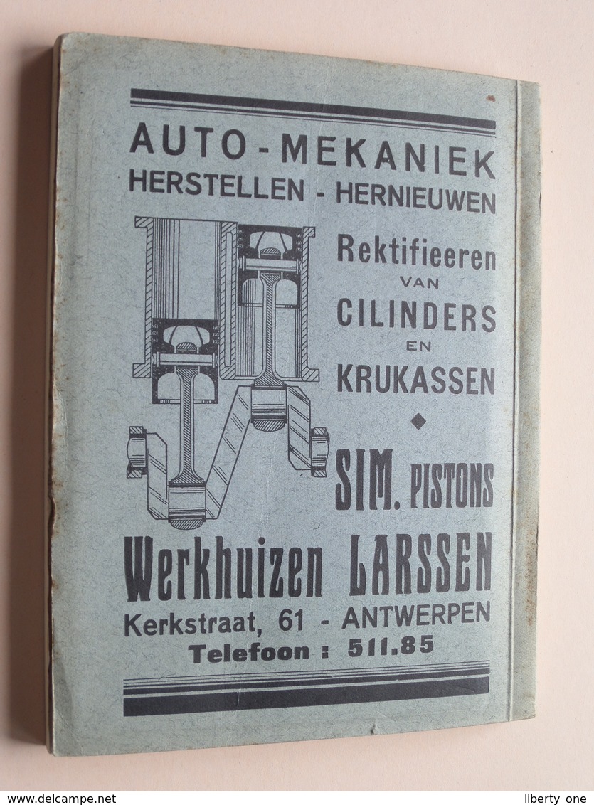 Plan ANTWERPEN ( Boek / Livre ) Met Plattegrond ( Platteau ) Anno 1937 - 192 Pag. ( Zie Foto's ) ! - Europe