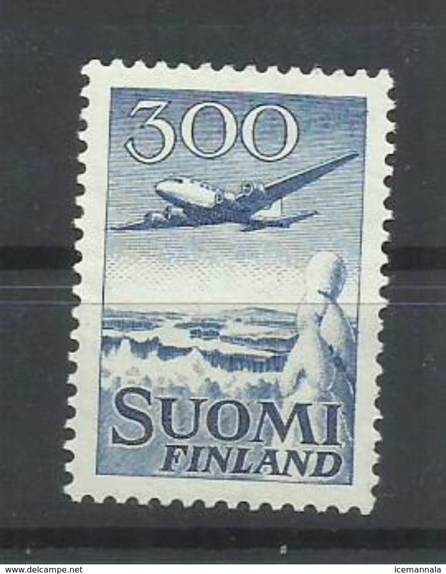 FINLANDIA  YVERT   AEREO 4   MH  * - Unused Stamps