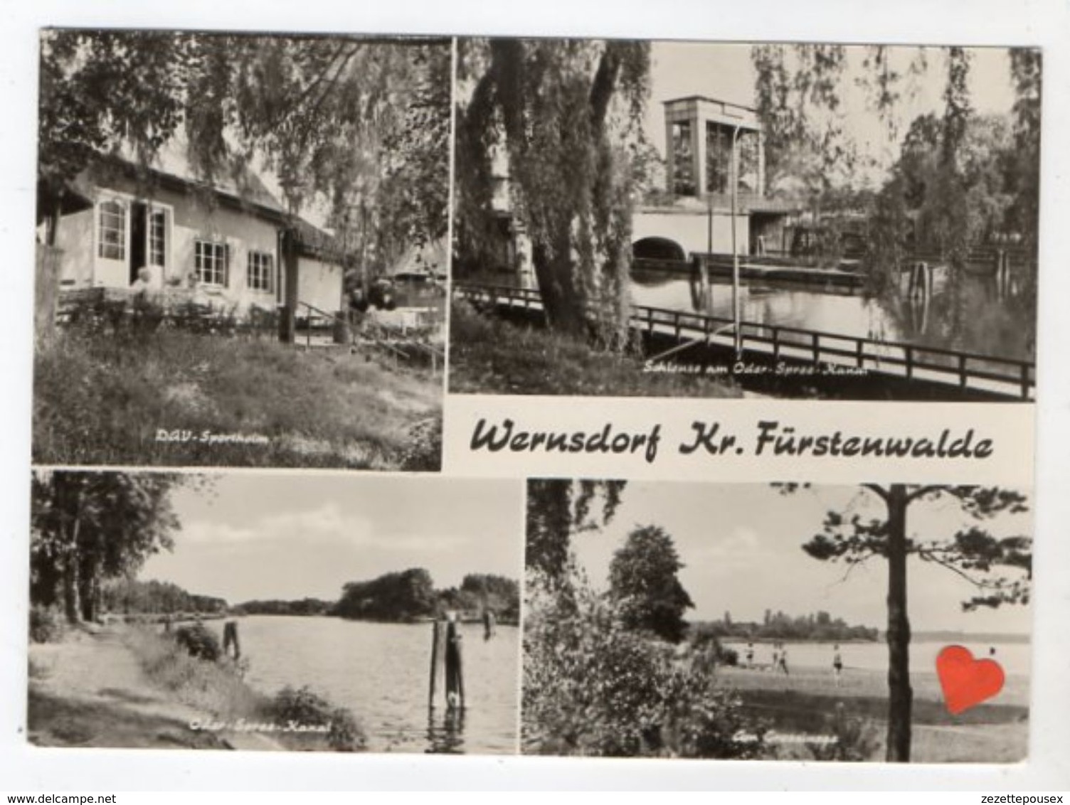 37024-ZE-ALLEMAGNE-Wernsdorf Kr. Fürstenwalde---------------multivues - Fuerstenwalde