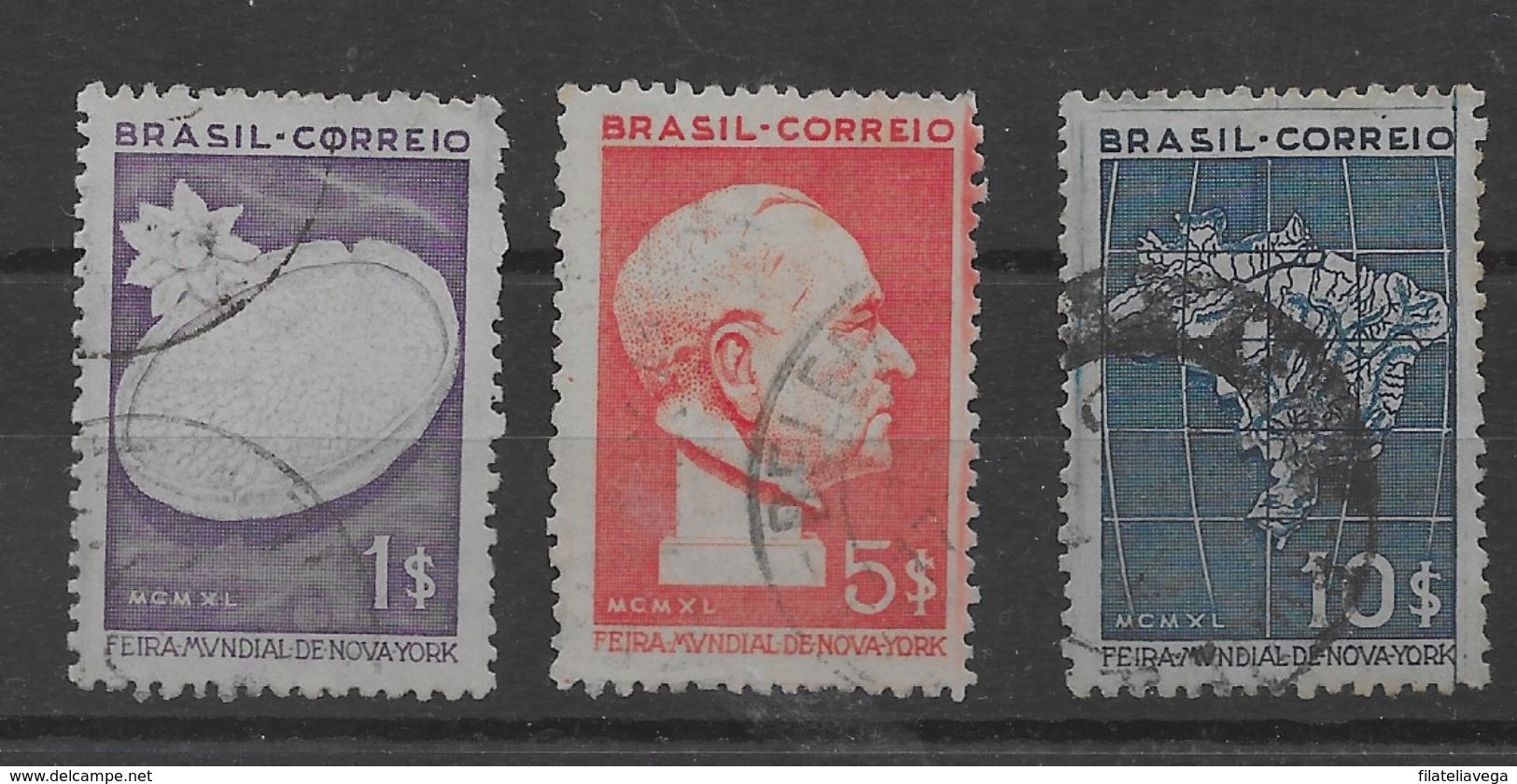 Serie De Brasil Nº Yvert 374/76 O - Gebraucht