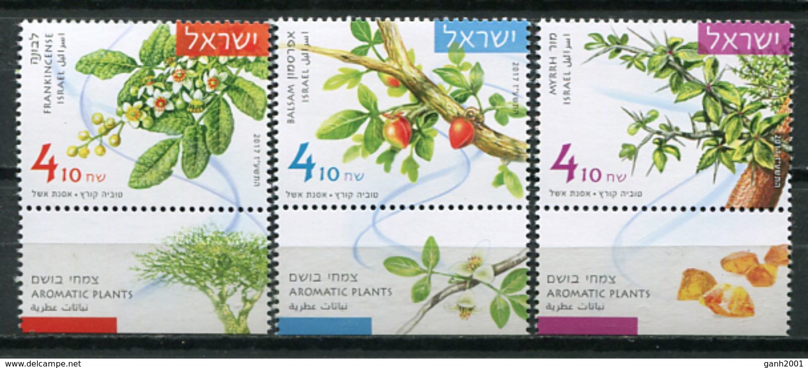 Israel 2017 / Plants MNH Plantas Plantes Pflanzen / Cu7420  40-9 - Sonstige & Ohne Zuordnung