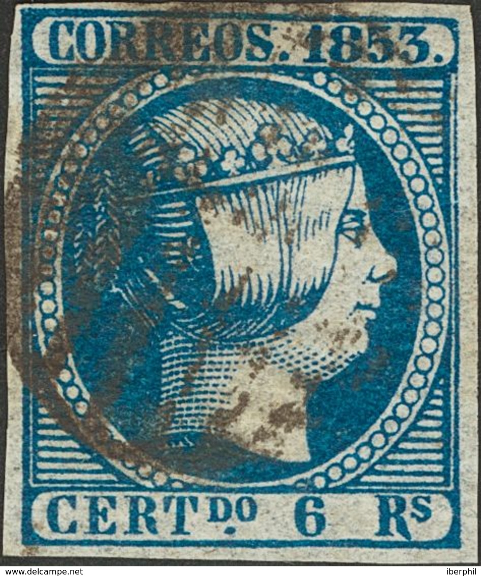 136 º 20, 21. 1853. 5 Reales Verde Y 6 Reales Azul (defectitos Sin Importancia). MAGNIFICOS. (Edifil 2018: 780€) - Other & Unclassified
