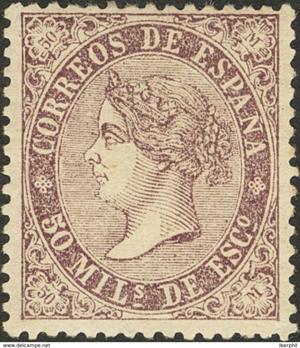221 * 98. 1868. 50 Mils Violeta. MAGNIFICO. - Other & Unclassified