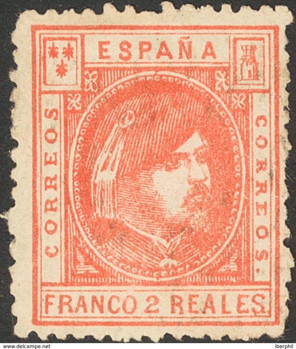 282 (*) . 1875. 2 Cuartos Verde, 4 Cuartos Castaño Lila Y 2 Reales Rojo. ENSAYOS DE COLOR (dentados), De Un Diseño No Ad - Other & Unclassified