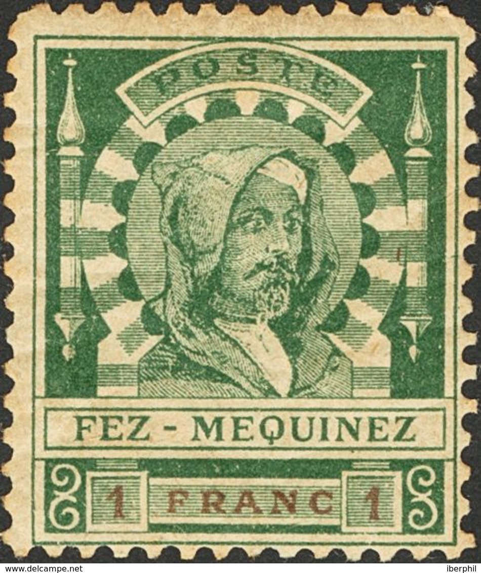 1134 */º 16/23a. 1897. Serie Completa (conservación Habitual) DENTADO 14 (el 5 Cts, 25 Cts Y 35 Cts En Usado). FEZ-MEQUI - Spanish Morocco