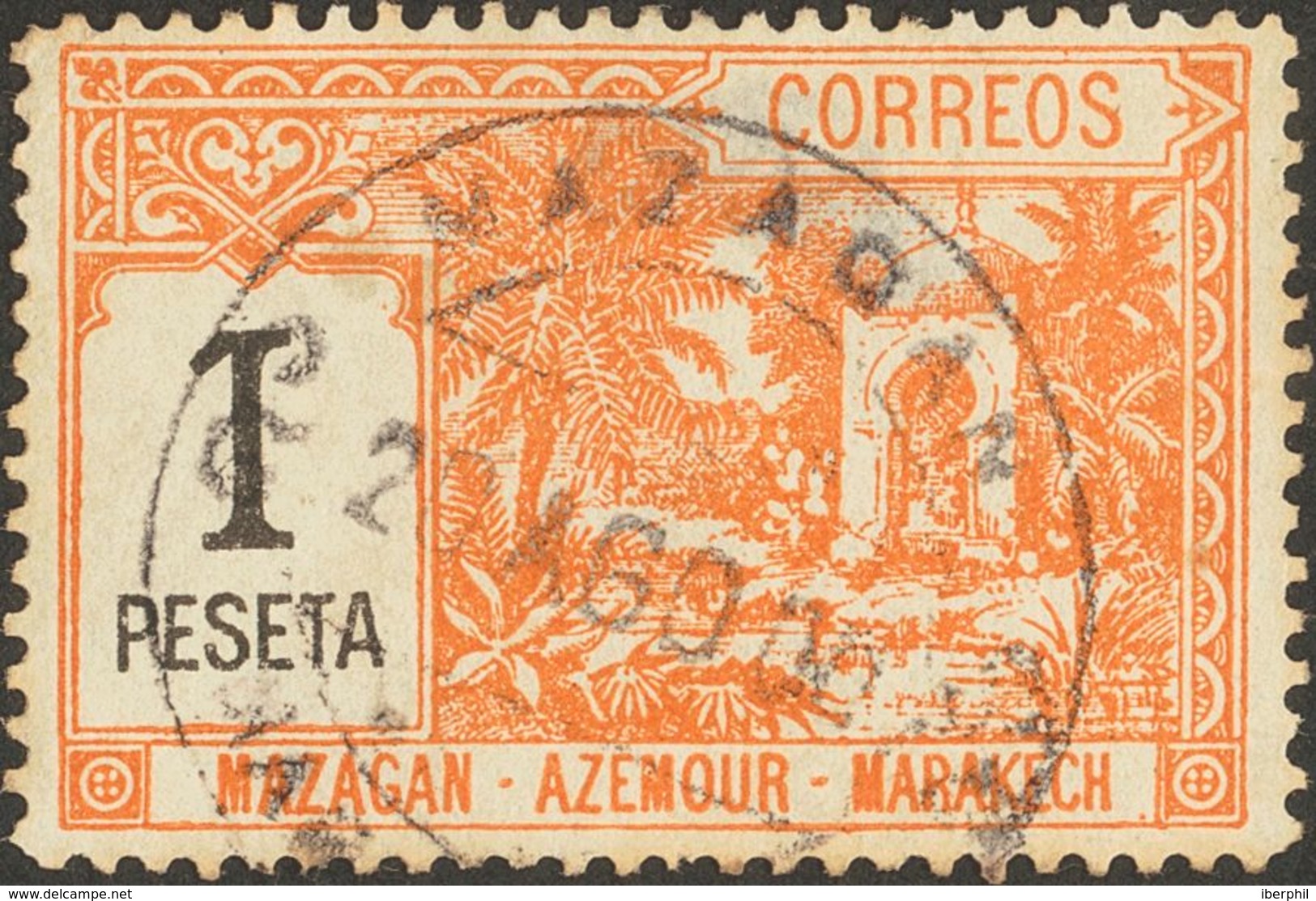 1138 (*)/º 37/43. 1897. Serie Completa, A Falta Del 50 Cts. MAZAGAN A AZEMMOUR. MAGNIFICA Y RARA. (Yvert 2013: 48,75€) - Spanish Morocco