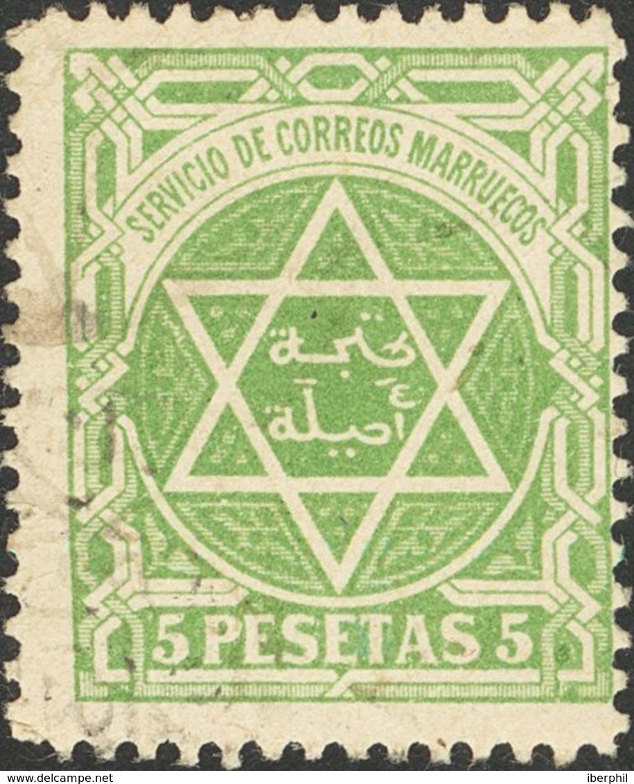 1148 */º 105, 106, 108, 109, 112. 1896. Serie Completa (conservación Habitual), A Falta Del 20 Cts Y El 2 Pts. TANGER A  - Spanish Morocco