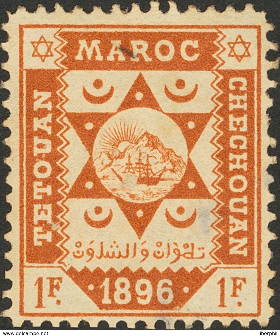 1157 (*)/º 139/145. 1896. Serie Completa, A Falta Del 20 Cts (conservación Habitual). TETOUAN A CHECHOUAN. MAGNIFICA Y M - Spanish Morocco