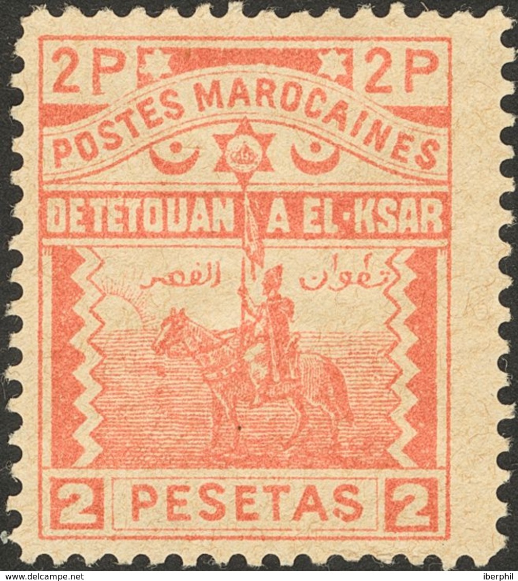 1158 * 154/160. 1897. Serie Completa (el 5 Cts Y 10 Cts En Usado). TETOUAN A EL KSAR EL KEBIR. MAGNIFICA Y RARISIMA. (Yv - Spanish Morocco