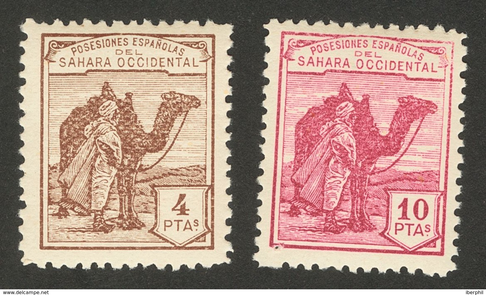 1269 ** 1/12. 1924. Serie Completa. MAGNIFICA Y RARA SIN FIJASELLOS. (Edifil 2018: 540€) - Spanische Sahara