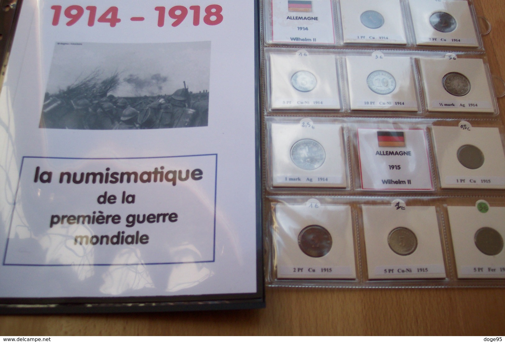 Lot WW I M : Collection WW I (première Guerre Mondiale 1914-1918) - Vrac - Monnaies