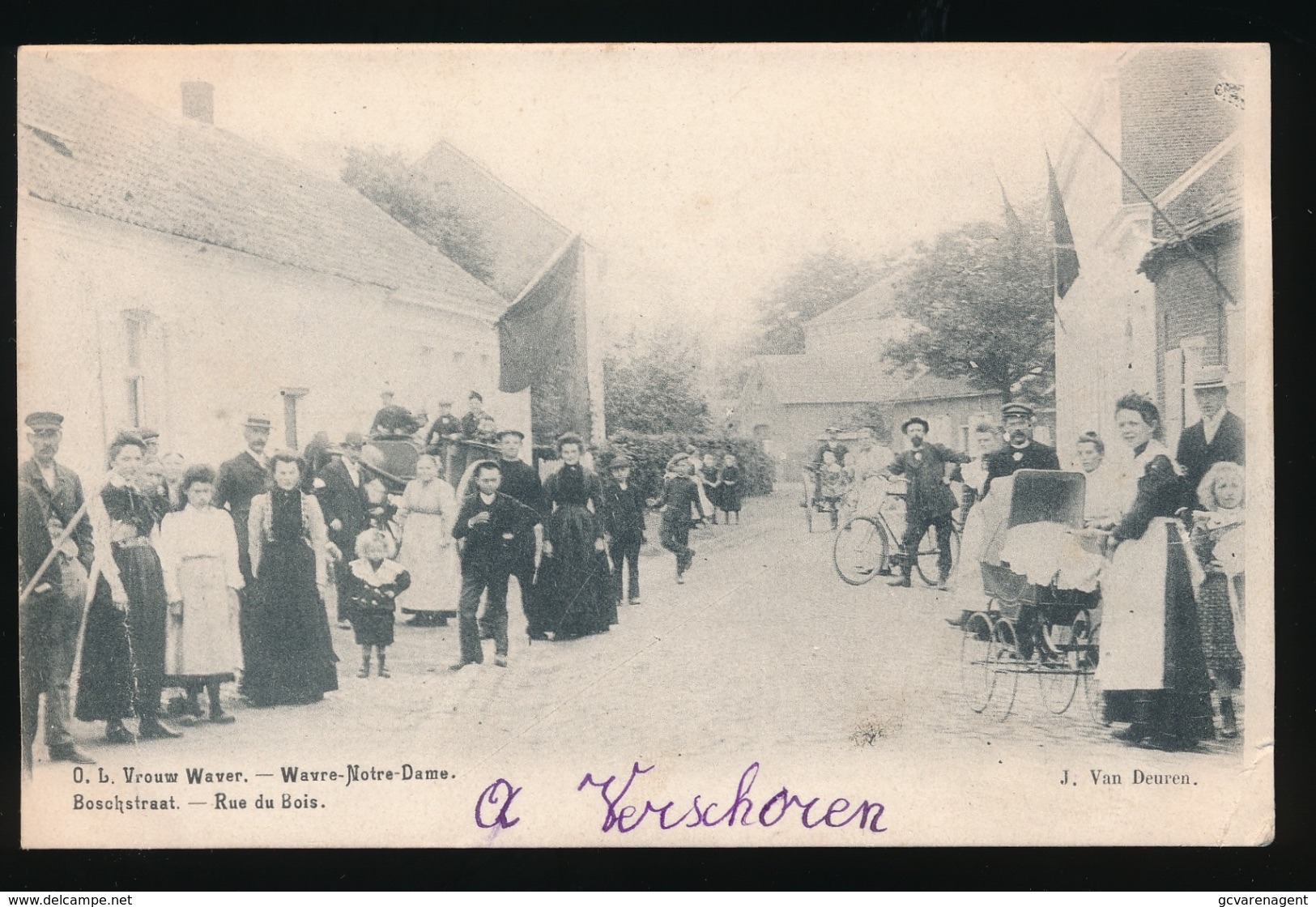 WAVRE NOTRE DAME  BOSCHSTRAAT - RUE DU BOIS - Sint-Katelijne-Waver