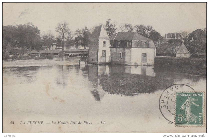 Architecture - Moulins à Eau - Moulin Poil De Reux - Molinos De Agua