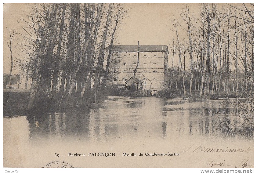 Architecture - Moulins à Eau - Moulin De Condé Sur Sarthe  - 1903 - Water Mills
