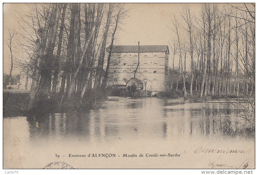 Architecture - Moulins à Eau - Moulin De Condé Sur Sarthe  - 1903 - Moulins à Eau