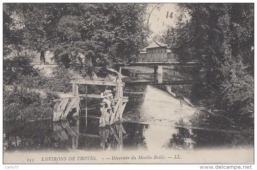 Architecture - Moulins à Eau - Déversoir Moulin Brûle - 1915 - Watermolens