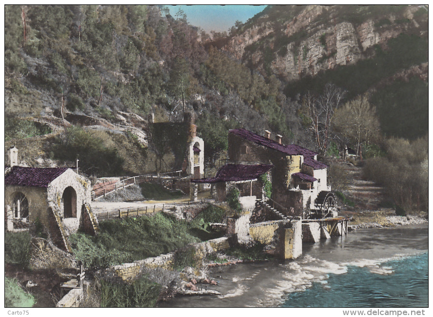 Architecture - Moulins à Eau - Moulin à Huile Au Bord Du Loup - Molinos De Agua